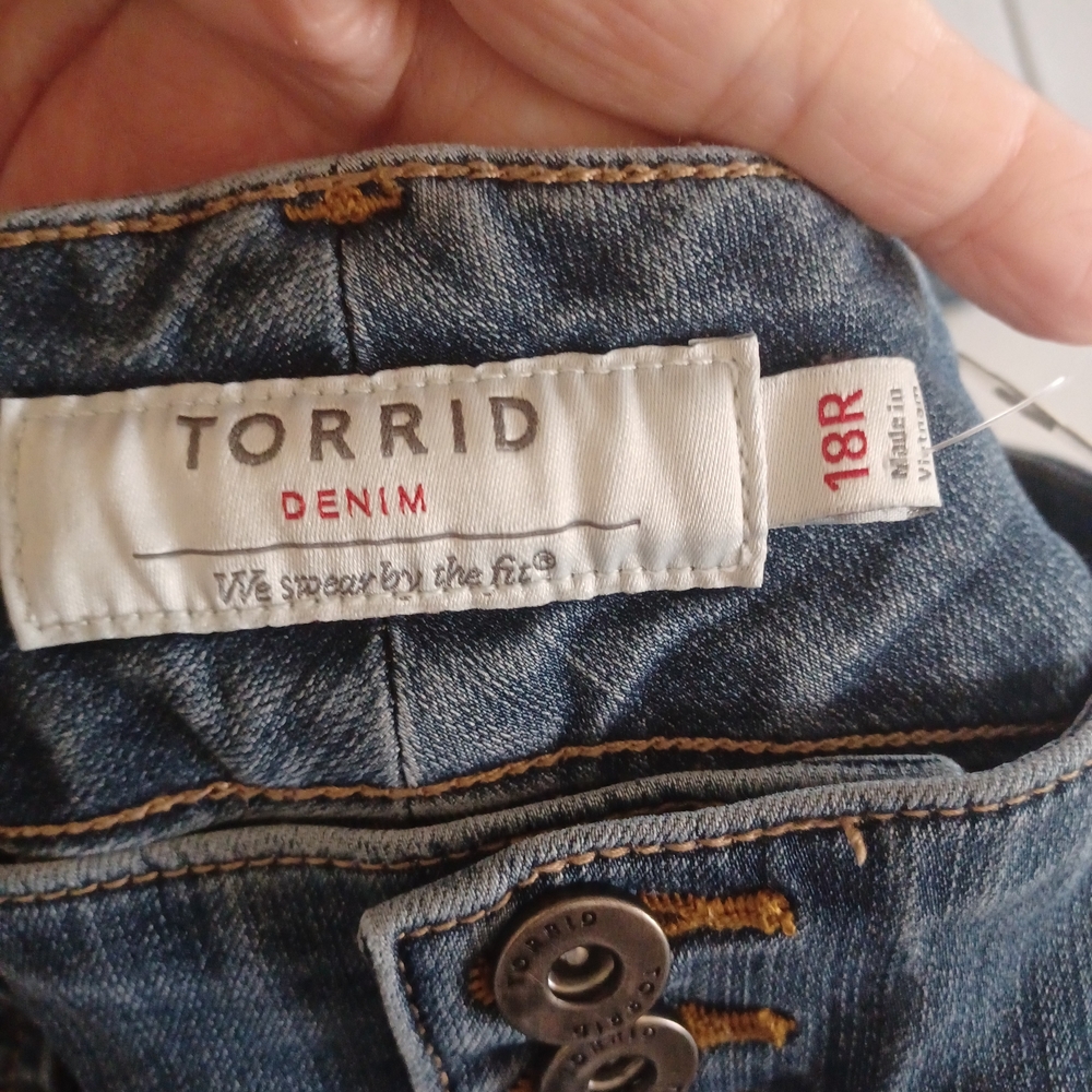 Torrid Boyfriend Jeans in Deep Blue